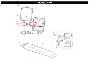 02cb-K76-34003 Reset Switch for LA100 / GA200D