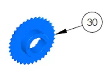030 Doorking 2601-328 Sprocket 41 Chain 36 Tooth