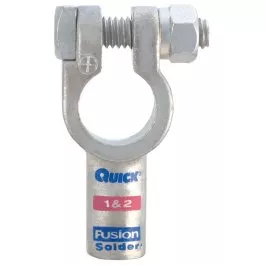 1 & 2 AWG Solder Straight Battery Terminal Connector