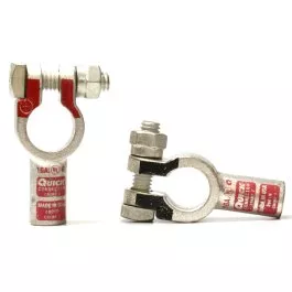 1 AWG Straight Battery Terminal Clamp Connector
