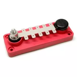 10-Point Tab Bus Bar, Red
