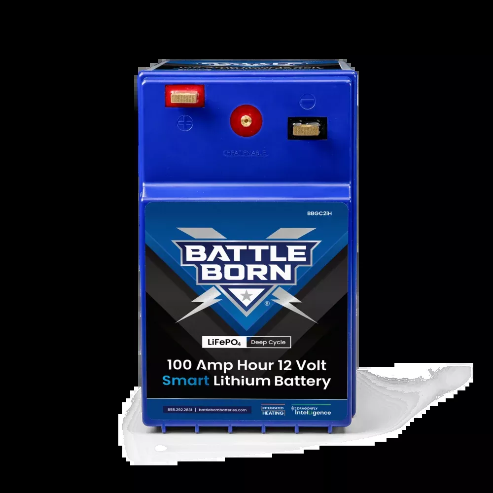 100Ah 12V GC2 Smart Heated LiFePO4 Deep Cycle Battery Kit