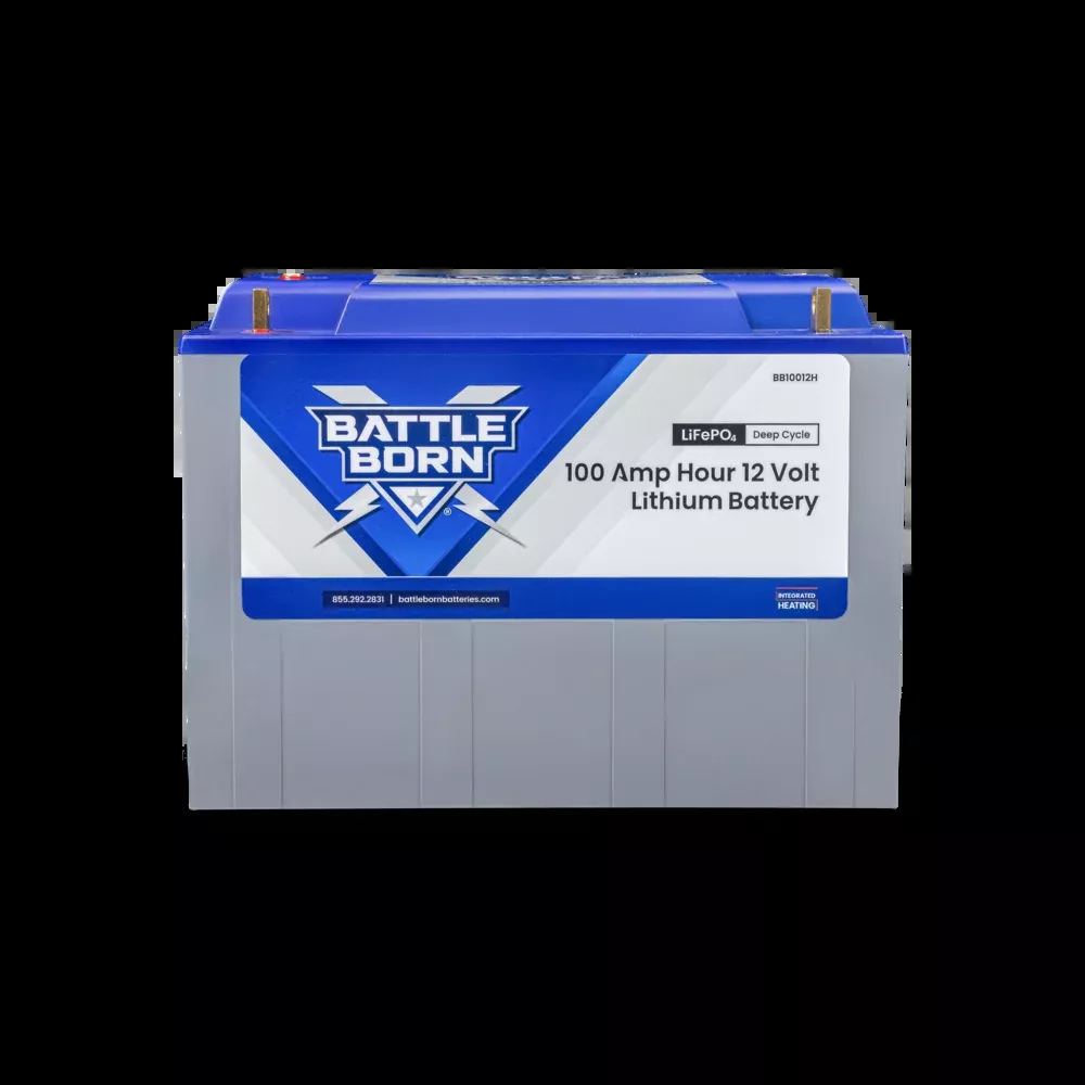100Ah 12V Heated LiFePO4 Deep Cycle Battery Kit