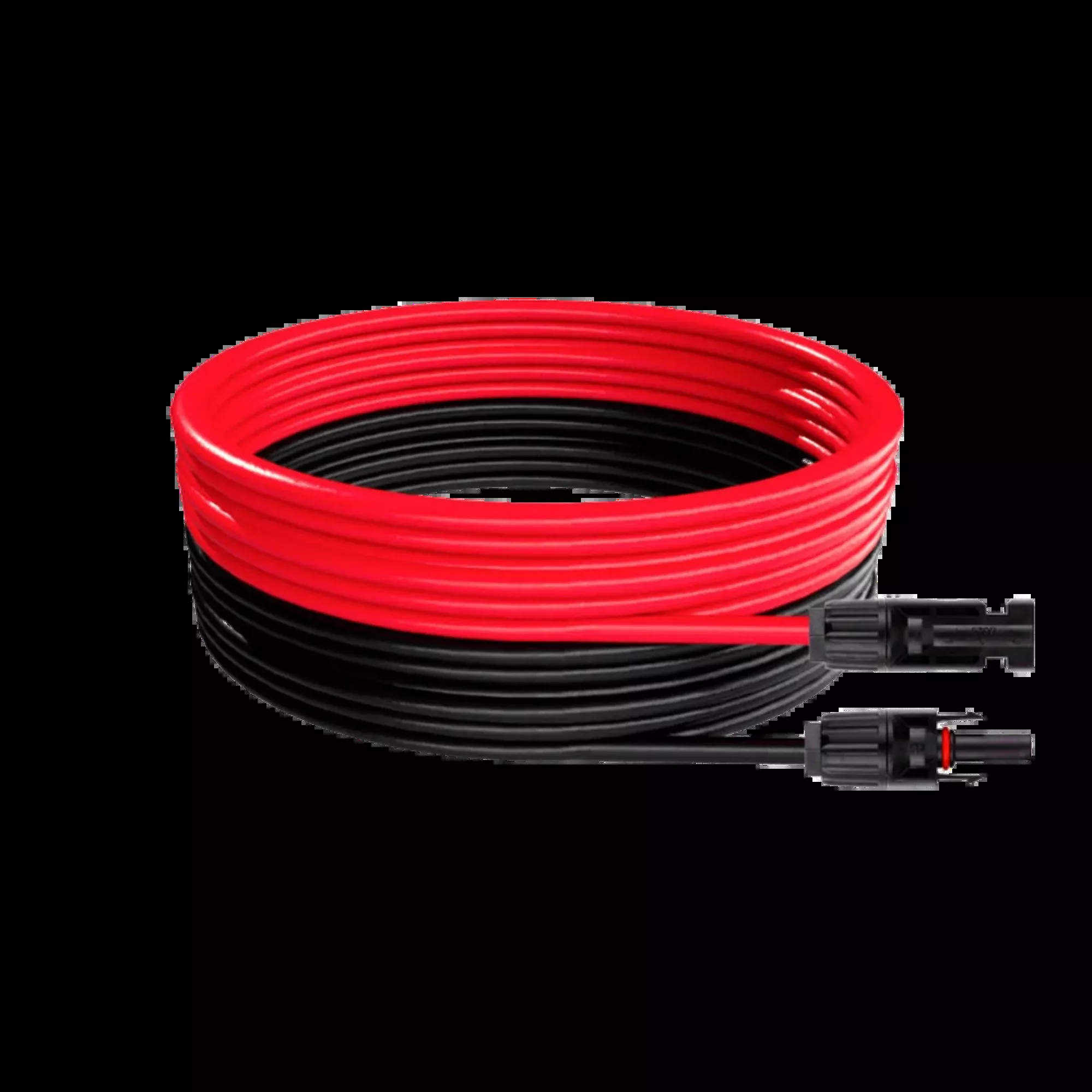 10AWG Red/Black Extension Cables with MC4 Connectors