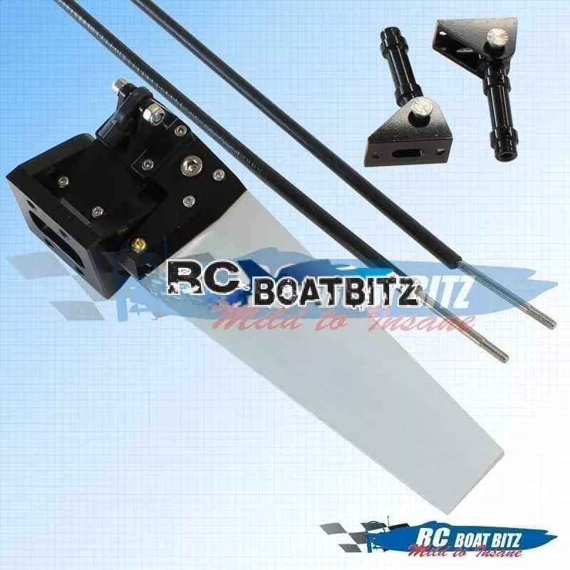 115mm rudder for cat with push pull cables 502B38