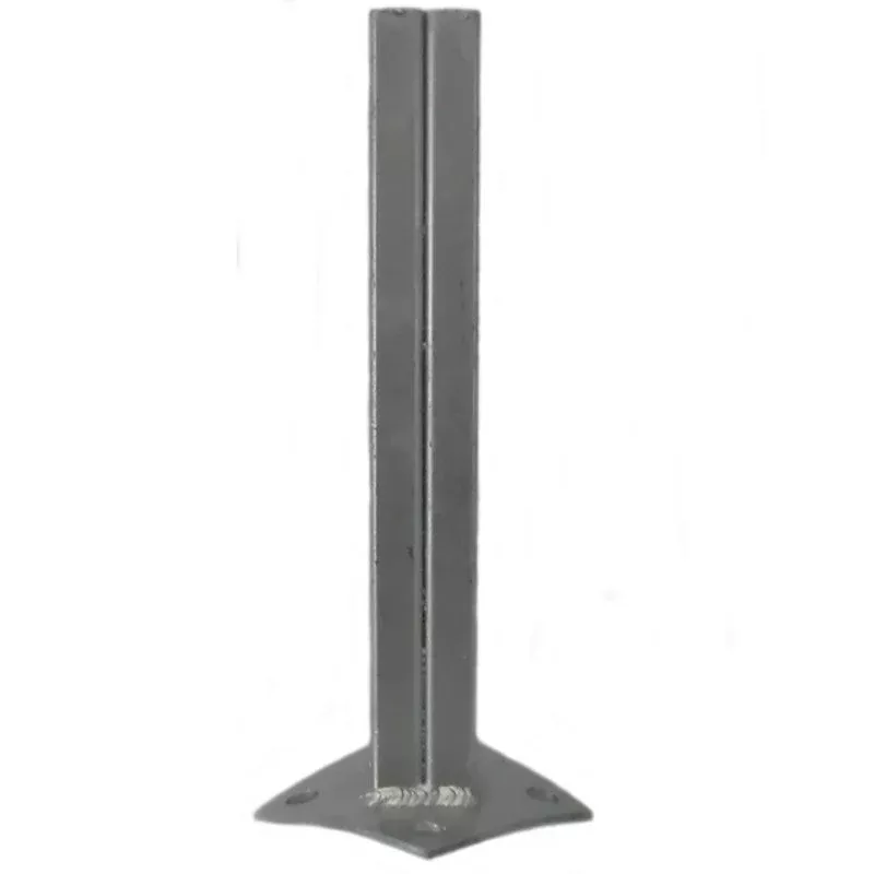 12″ Hot Dip Galvanized Pole Stand-Off, Diamond Base By Nichols SOD12