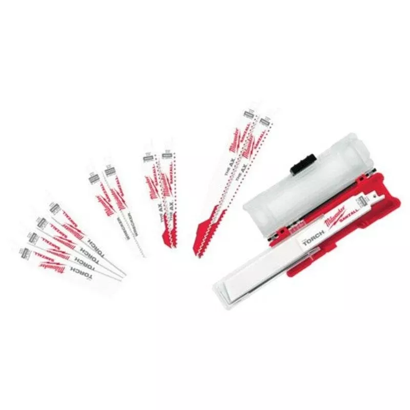 12-Piece Reciprocating Saw Blade Kit By Milwaukee 49-22-1129