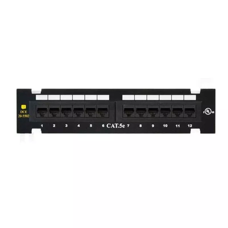 12-Port Patch Panel, CAT6 By DataComm Electronics 20-5602