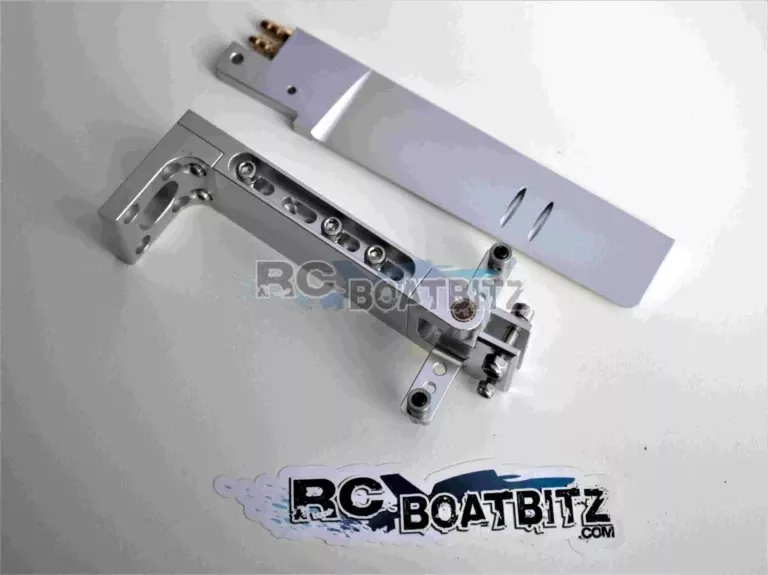 160mm deep Adjustable length standoff rudder LKR160 Silver