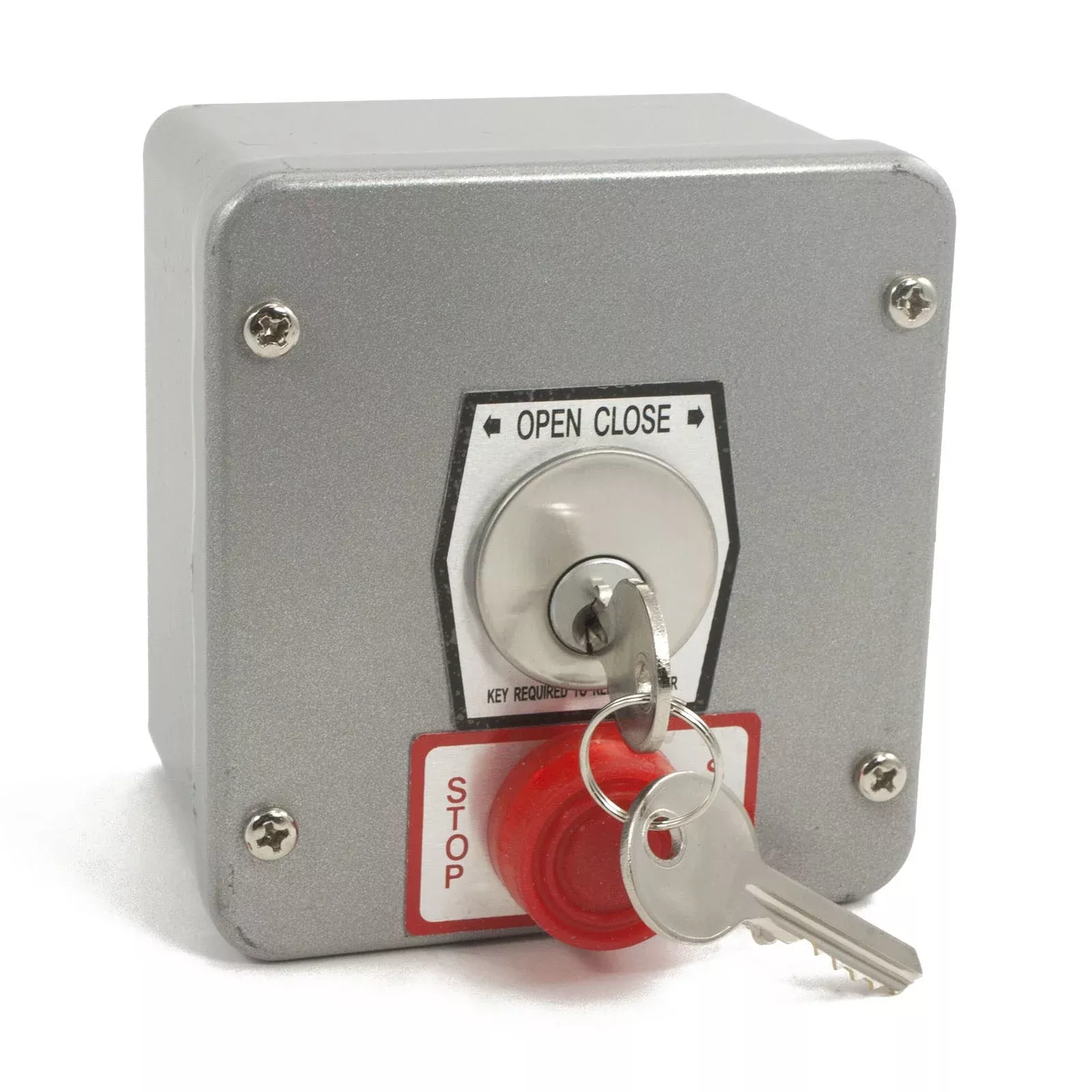 1KXS Tamperproof Exterior Key Switch w/ Stop Button