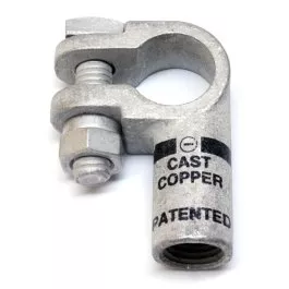 2/0 AWG Compression Left Elbow Terminal Connector