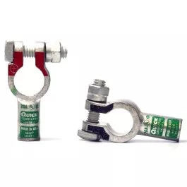 2 AWG Straight Battery Terminal Clamp Connector