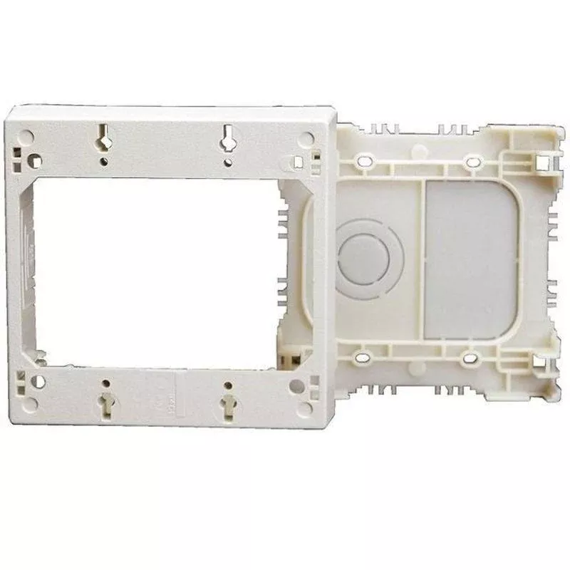2-Gang Device Box, NM, White By Wiremold PSB2WH