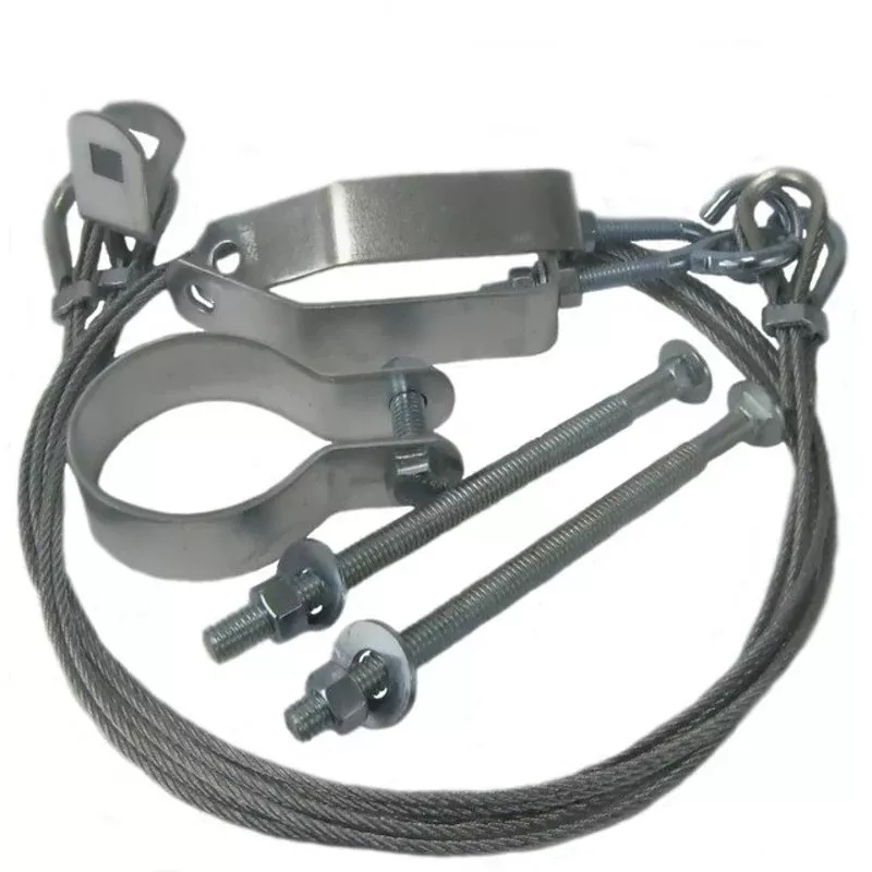 2″ Mast Guying Kit Consist Of Two 6′ Cables w/ Brackets By Nichols MK2