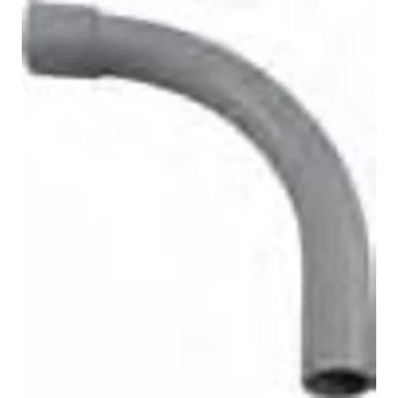 2" PVC 90° Elbow, Schedule 80, Gray, Bell End 2P90S8WBE