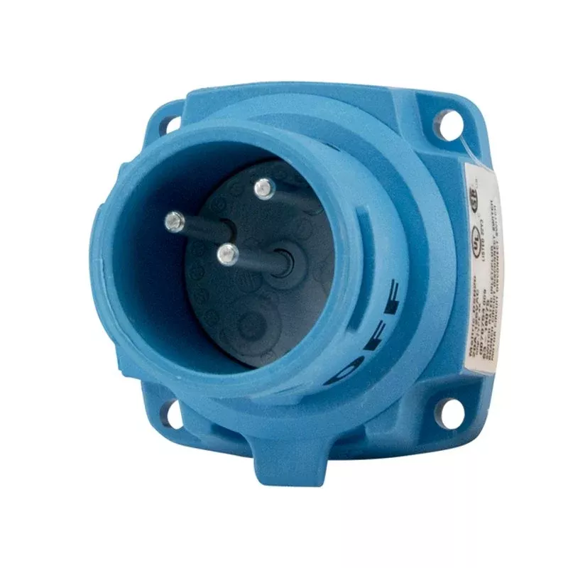 20 Amp, 125 Volt Plug, DSN20 Series By Meltric 63-18075