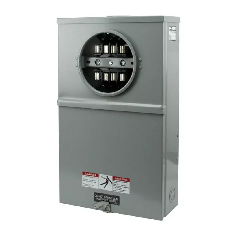 20A, 3P, 8 Jaw, Meter Base By Eaton B-Line 12148