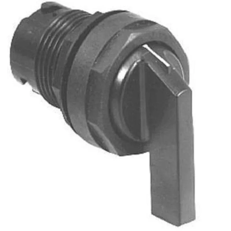 22mm Selector Switch, Lever Type, Black, Modular By ABB M3SS4-10B