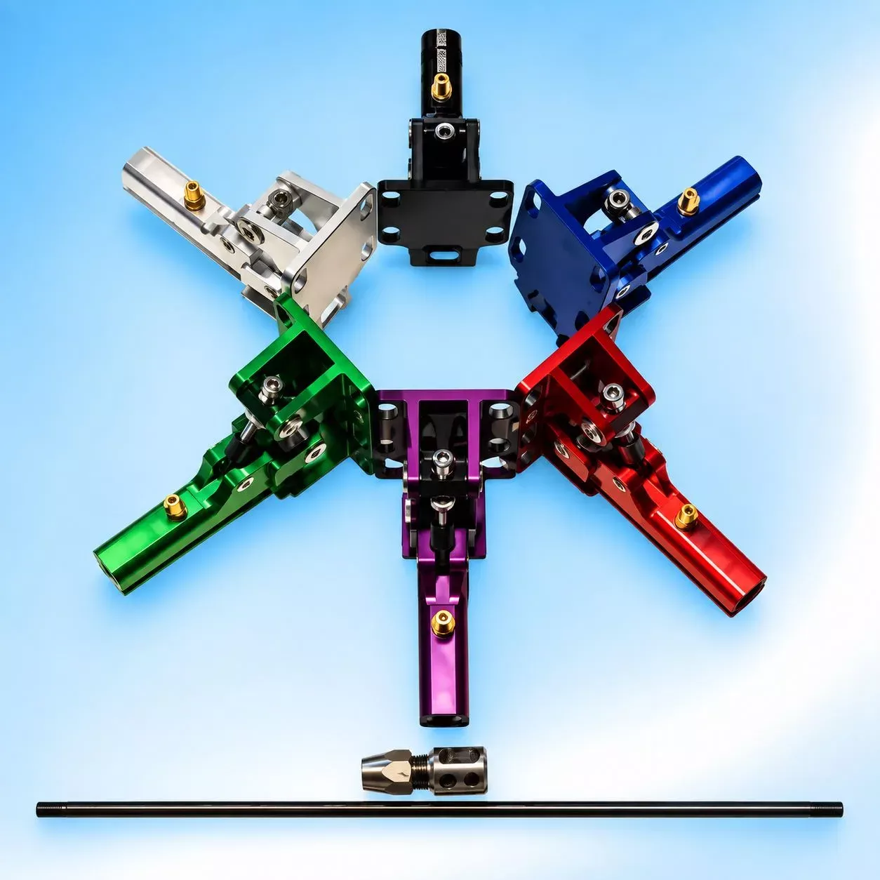 3/16″ shaft upgrade kit suit Traxxas Spartan SR TR734K