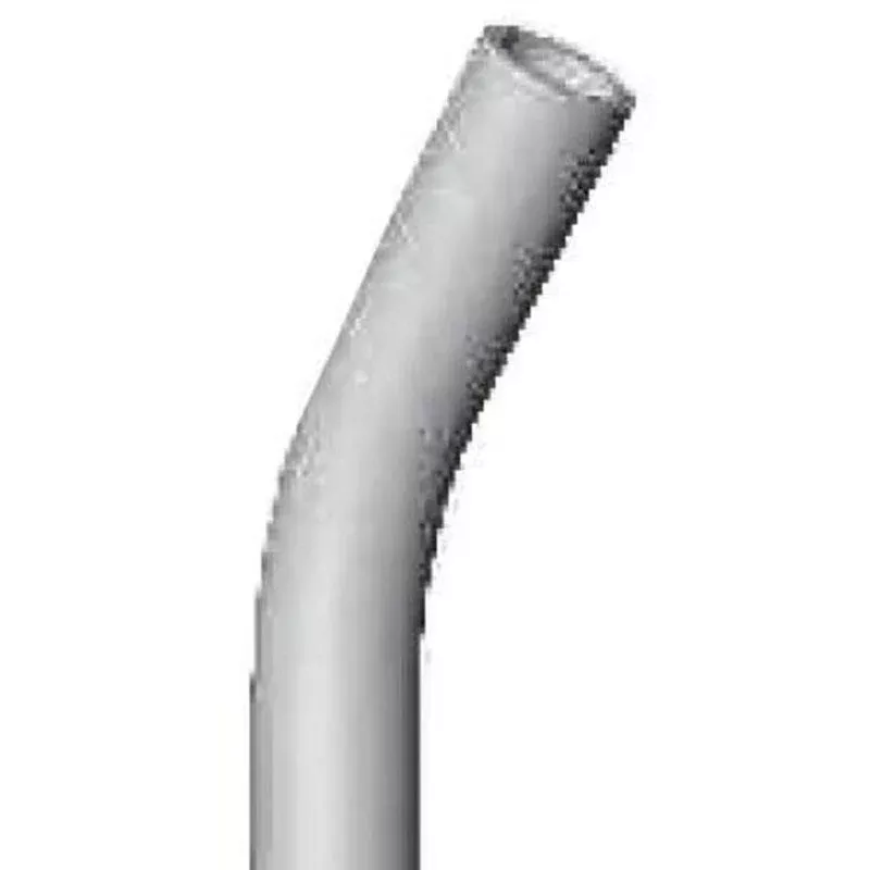 3″ PVC 22-1/2° Elbow, 36″ Radius, Schedule 40, Gray 3P2212X36