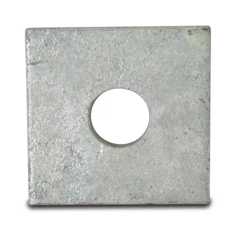 3″x3″ Square Flat Washer, 7/8″ Bolt Diameter By Powerline Hardware P1079