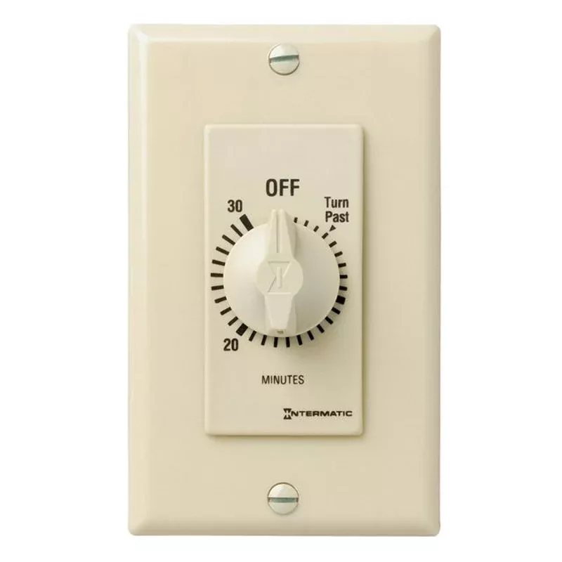 30-Minute Spring Wound SPST Timer, Ivory By Intermatic FD30MC