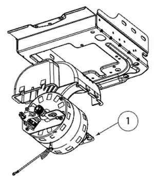39045R.S Motor Assembly w/Opto-Luctor