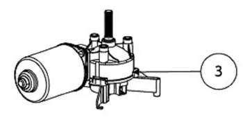 39338R.S Motor Assembly, Dual Bulb