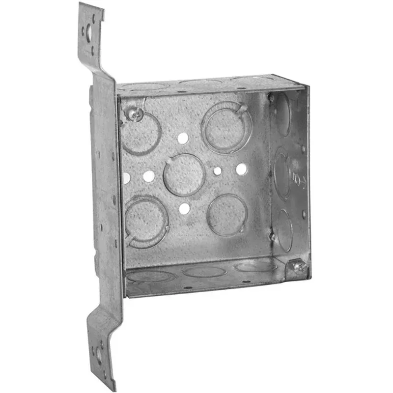4-11/16″ Square Box, Welded, 2-1/8″ Deep, Offset Vertical Bracket By Appleton 4SJDEKVB