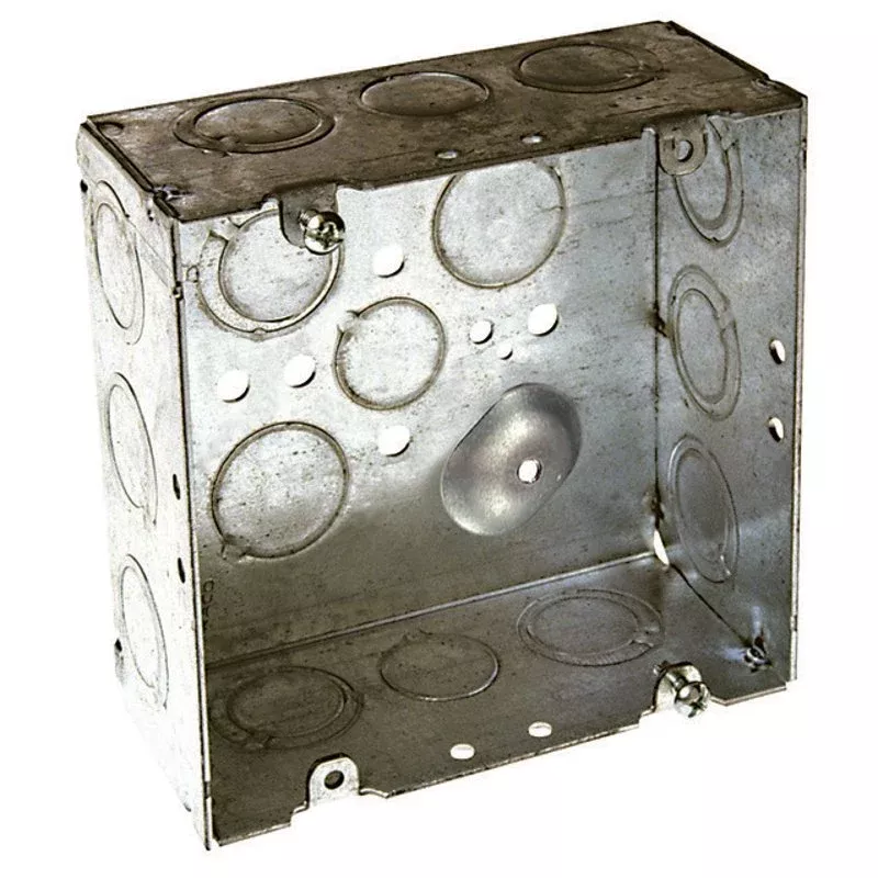 4-11/16″ Square Box, Welded, Metallic, 2-1/8″ Deep By Appleton 4SJDEK