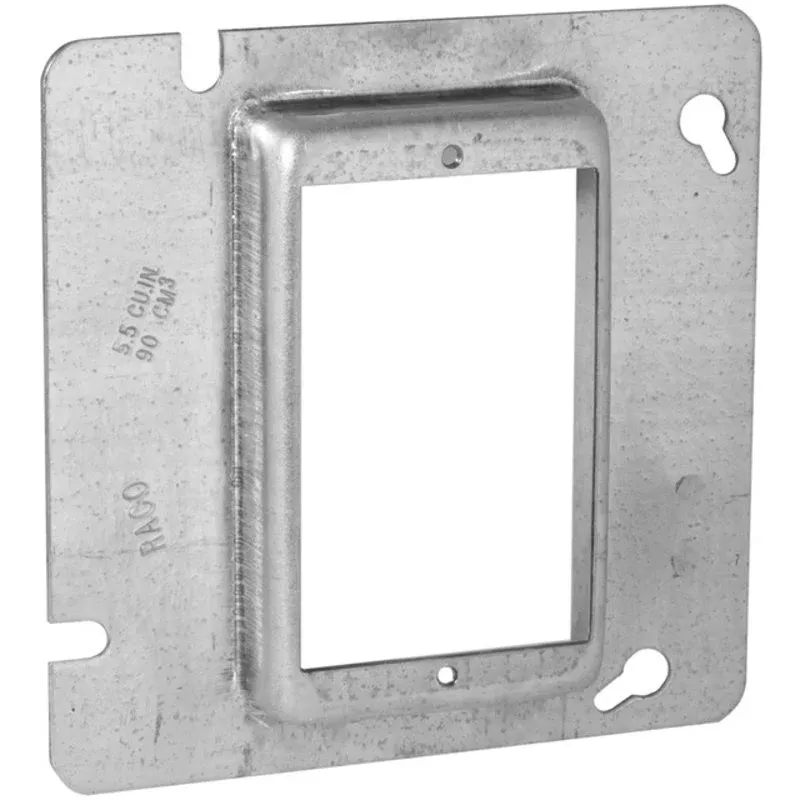 4-11/16″ Square Cover, 1-Device, Mud Ring, 1/2″ Raised, Drawn By Appleton 8485A