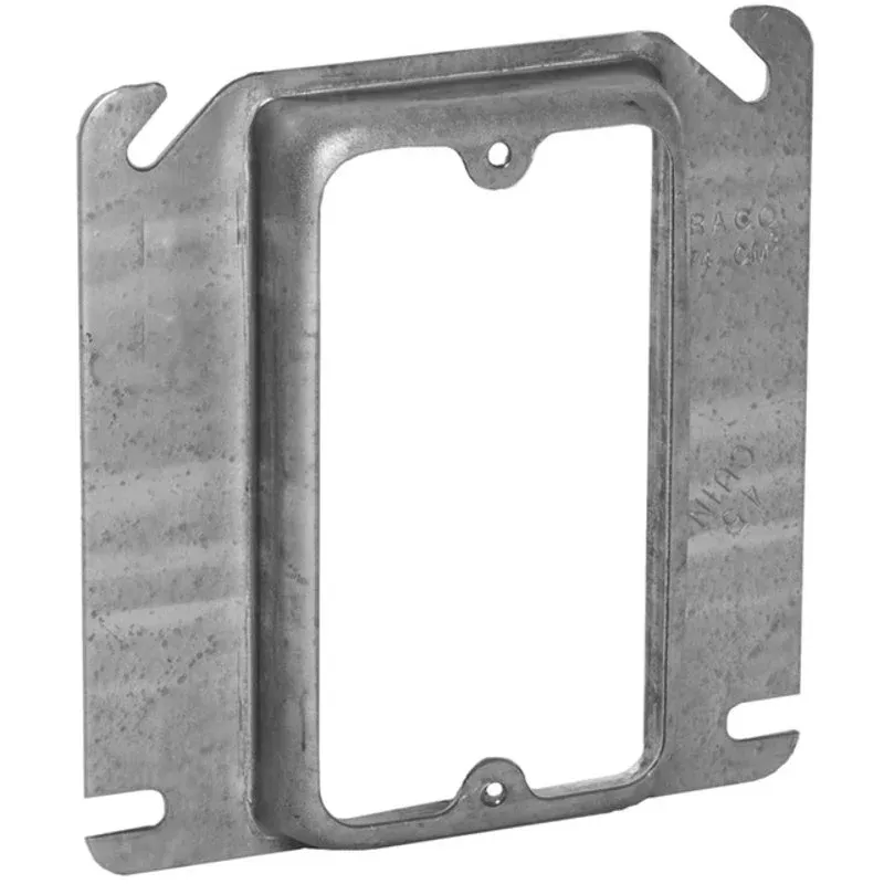 4-11/16″ Square Cover, 1-Device,Mud Ring, 1/4″ Raised,Drawn By Appleton 8485B