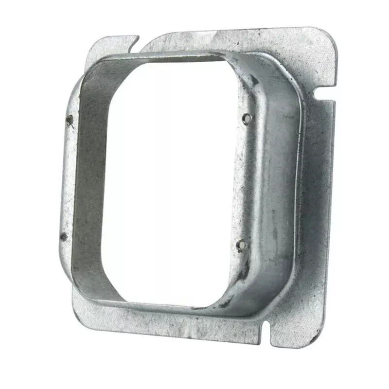4-11/16″ Square Cover, 2-Device, Mud Ring, 1-1/4″ Raised, Drawn By Appleton 8486E