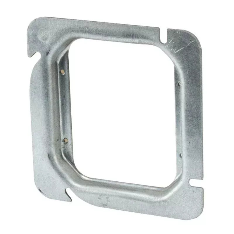 4-11/16″ Square Cover, 2-Device, Mud Ring, 1/2″ Raised, Drawn By Appleton 8486A