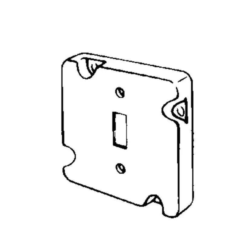 4-11/16″ Square Exposed Work Cover, (1) Toggle Switch By Appleton 8489