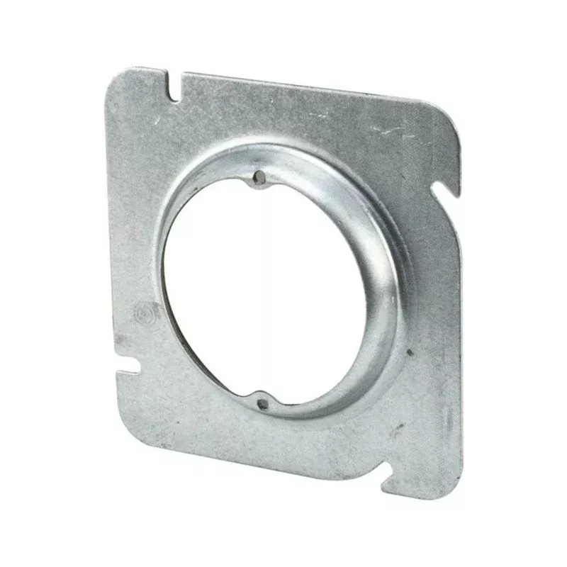 4-11/16" Square Fixture Cover, Mud Ring, 5/8" Raised, Drawn By Appleton 8488B