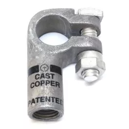 4 AWG Compression Right Elbow Terminal Connector