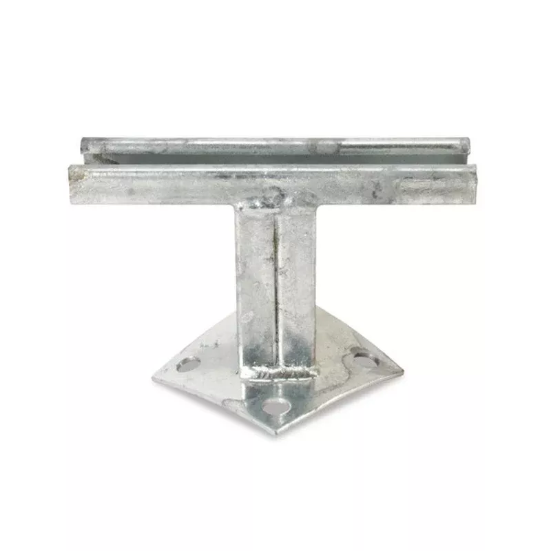 4″ Hot Dip Galvanized Pole Stand-Off W/T, Diamond By Nichols SDT4
