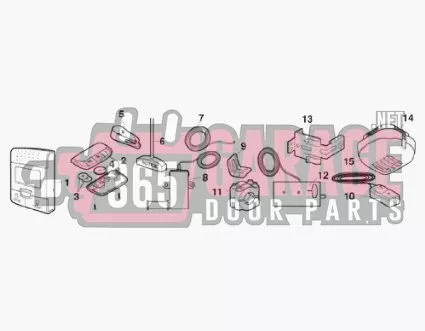 #4 Liftmaster Garage Door Opener 10A33 3V2450 lithium battery