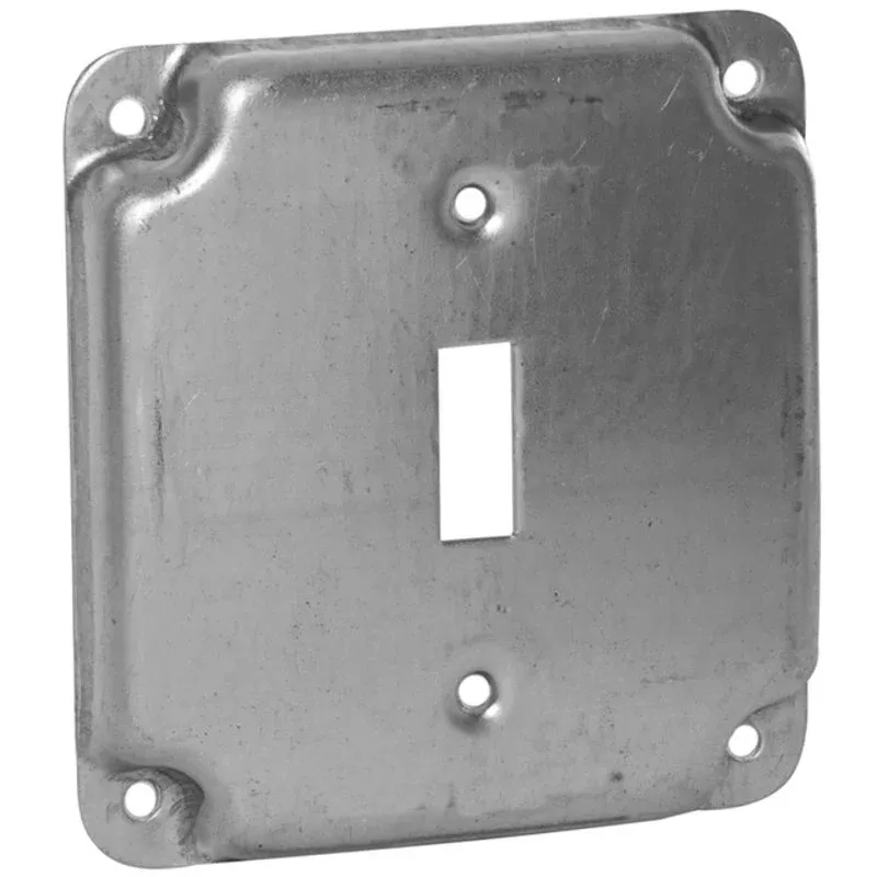 4″ Square Exposed Work Cover, (1) Toggle Switch, 1/2″ Raised By Appleton 8361