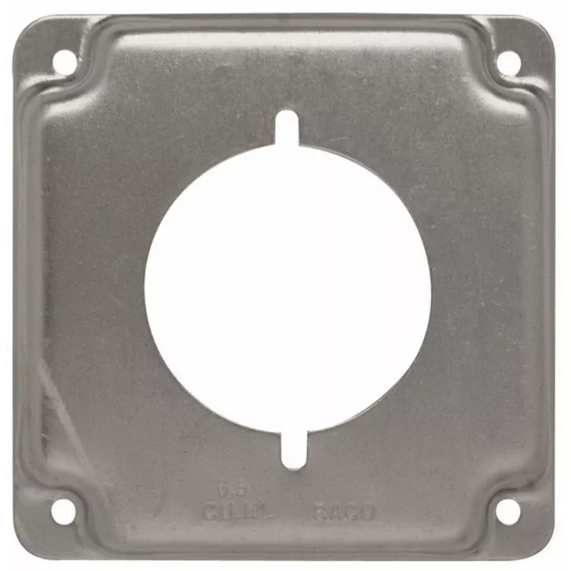 4″ Square Exposed Work Cover, Single 2.141 By Hubbell-Raco 810C
