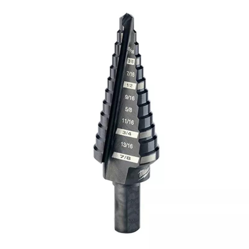 #4 Step Drill Bit, 3/16"-7/8"By Milwaukee 48-89-9204