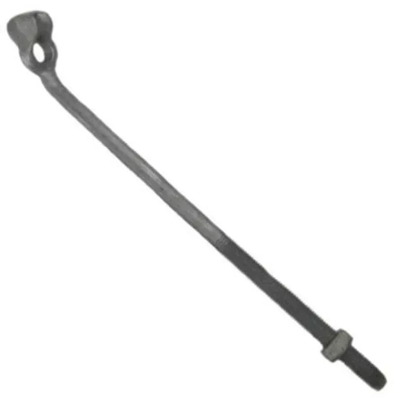 5/8″ Angled Forged Thimble Eye Bolt, 12″ Length By Powerline Hardware P8152