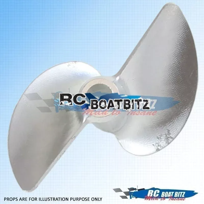 57mm 2 blade 1/4″ CNCReverse rotation prop 5716R