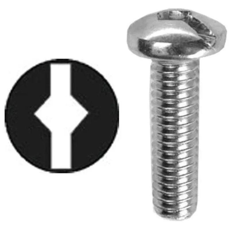 #6-32 x 2″ Round Head Machine Screw, Square/Slotted RMDS6322