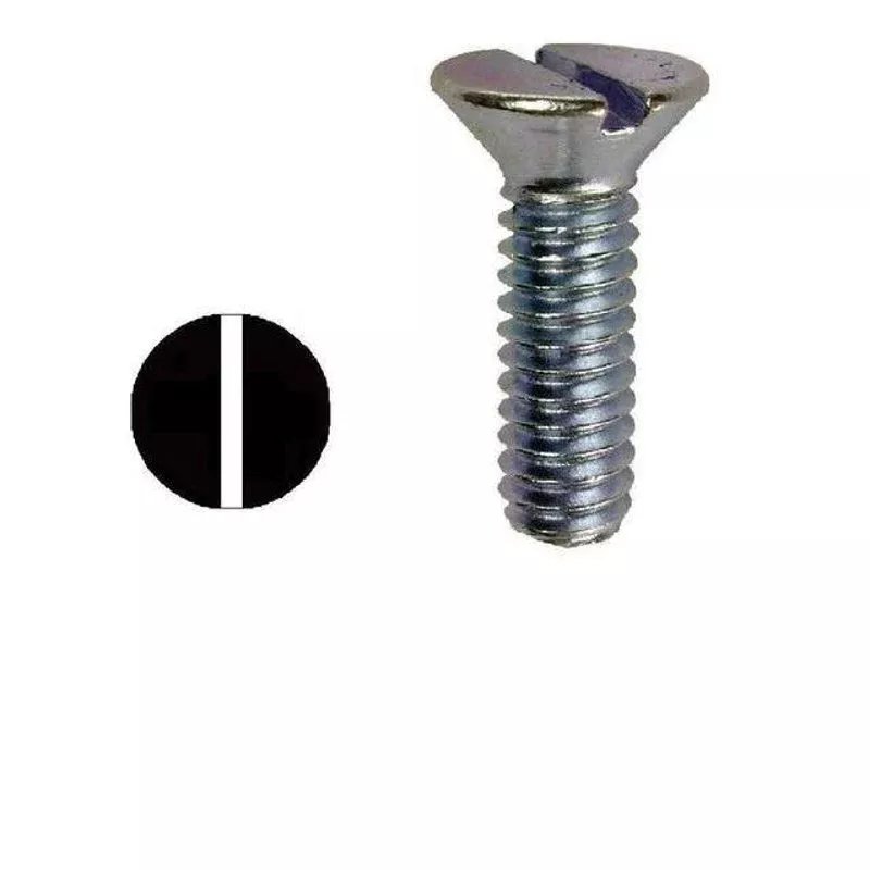 #6-32 x 3/4″ Machine Screw, Zinc Plated Steel FM63234