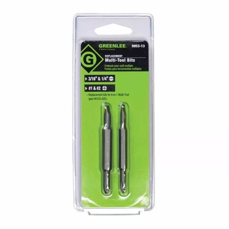 6-in-1 Screwdriver Replacement Bits By Greenlee 9953-13
