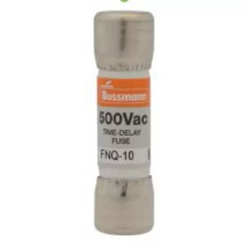 6A Time Delay Midget Fuse, 500 VAC, 10 kA, Class CC By Eaton/Bussmann Series FNQ-6