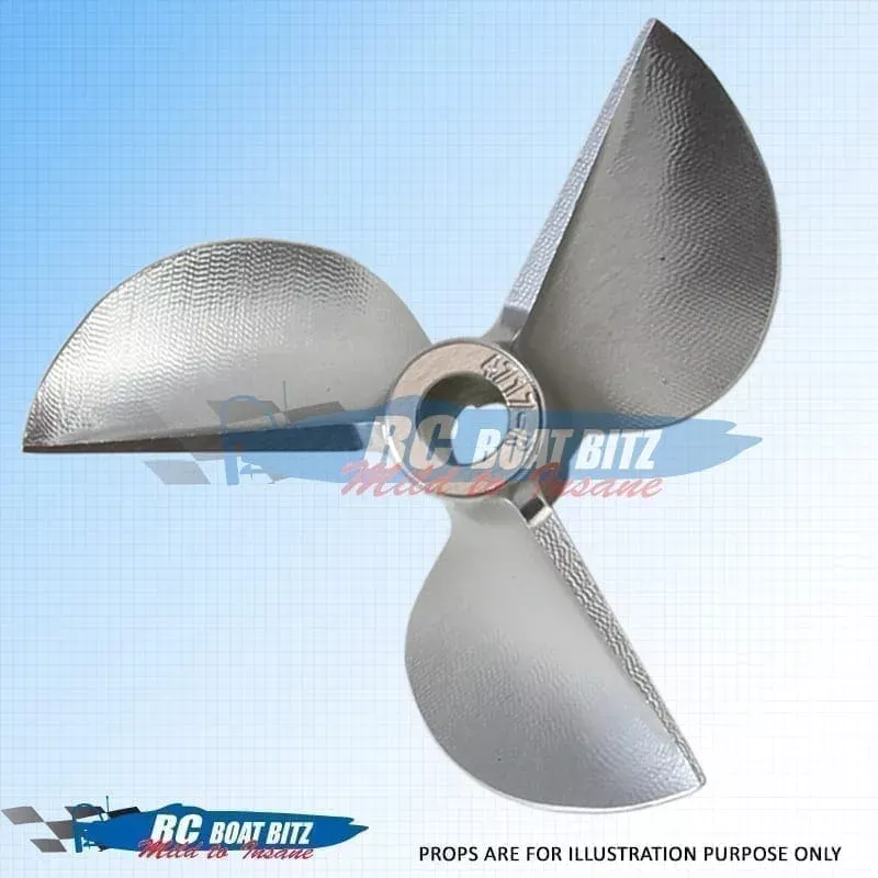 70mm 3 blade CNC prop 1/4″ REVERSE 7016R