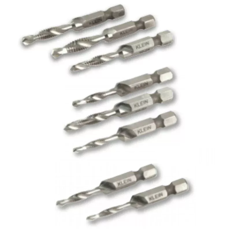 8 Piece Drill Tap Kit By Klein Tools 32217